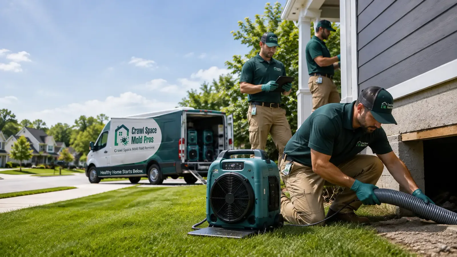 Crawl Space Mold Removal in Auburndale, FL